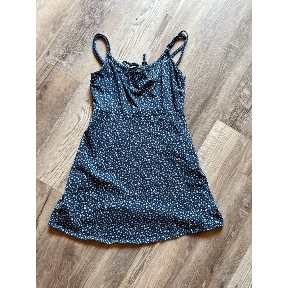 Blue floral mini, size M